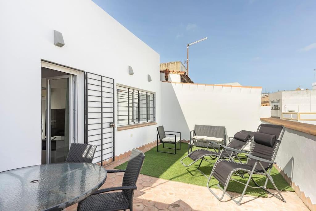 Duplex Con Terrazas En El Centro El Puerto De Santa Maria Appartement Buitenkant foto
